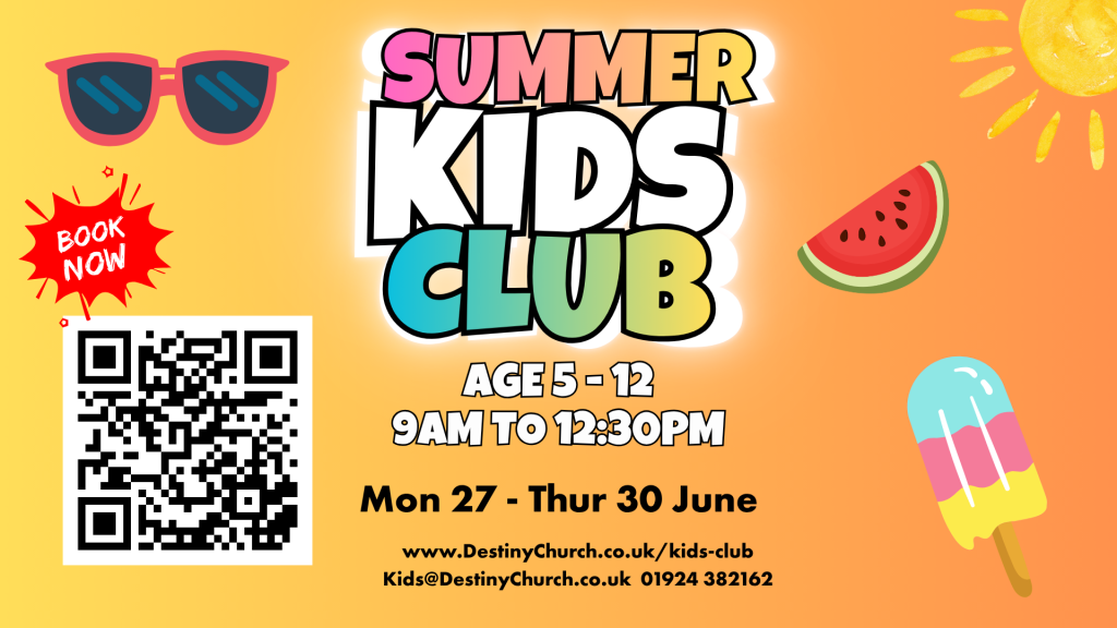 kids club summer poster