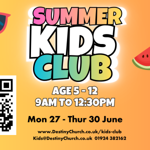 kids club summer poster